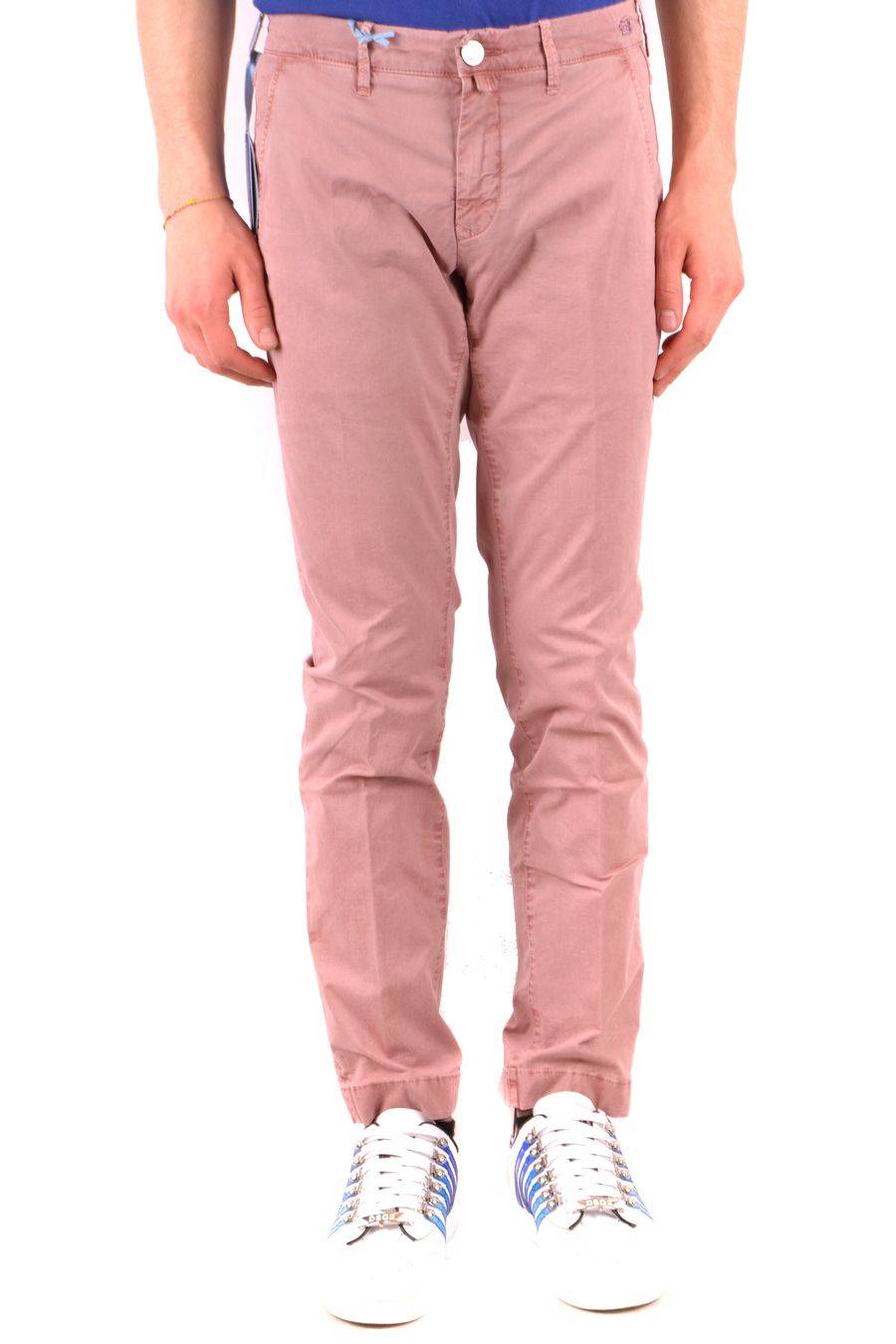 JACOB COHEN  Pantaloni Uomo Cotone Elasticizzato Rosa Jacob Cohen