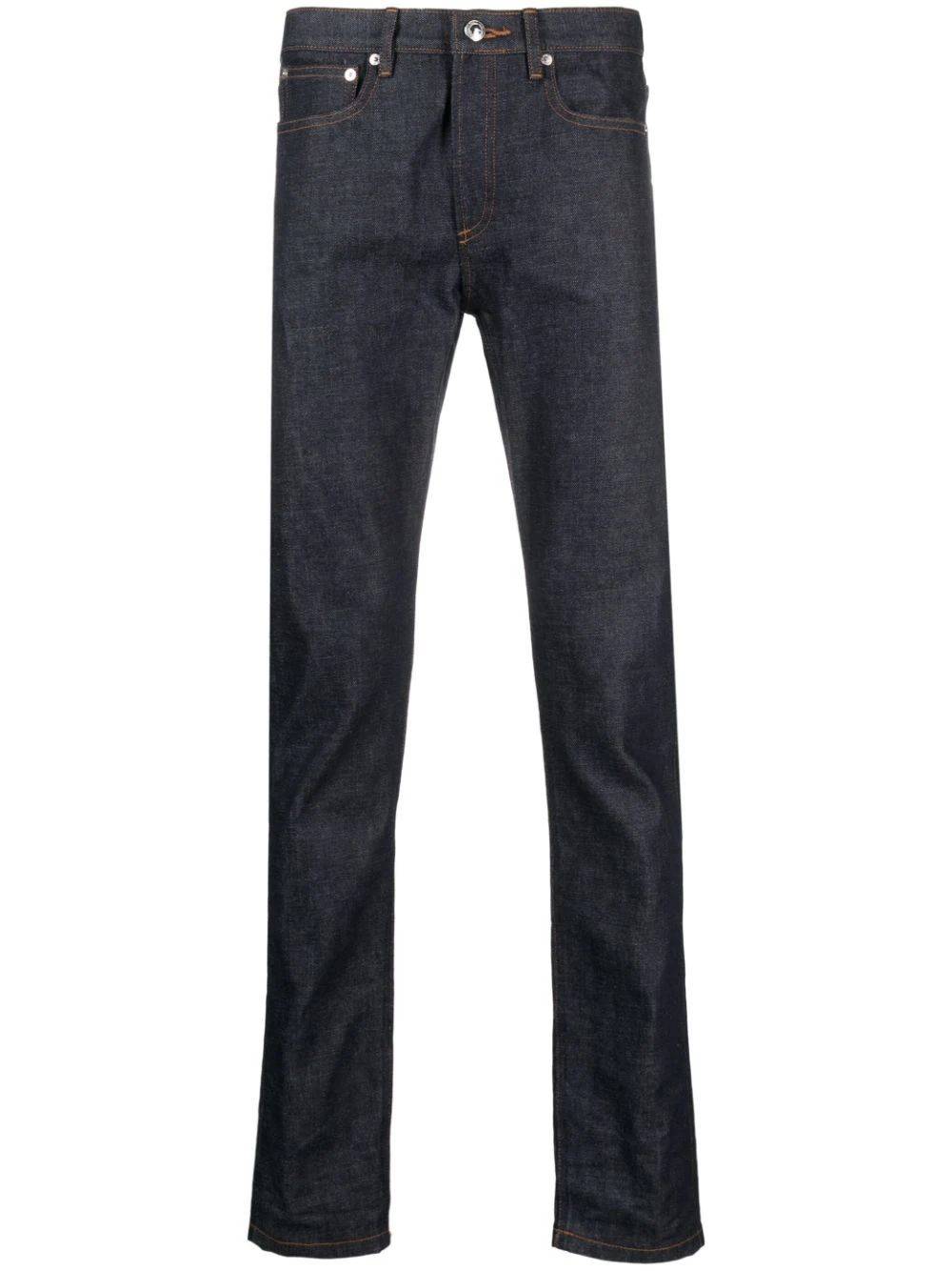 A.P.C.  Pantaloni Uomo Cotone Lightblue A.P.C. Petit New Standard