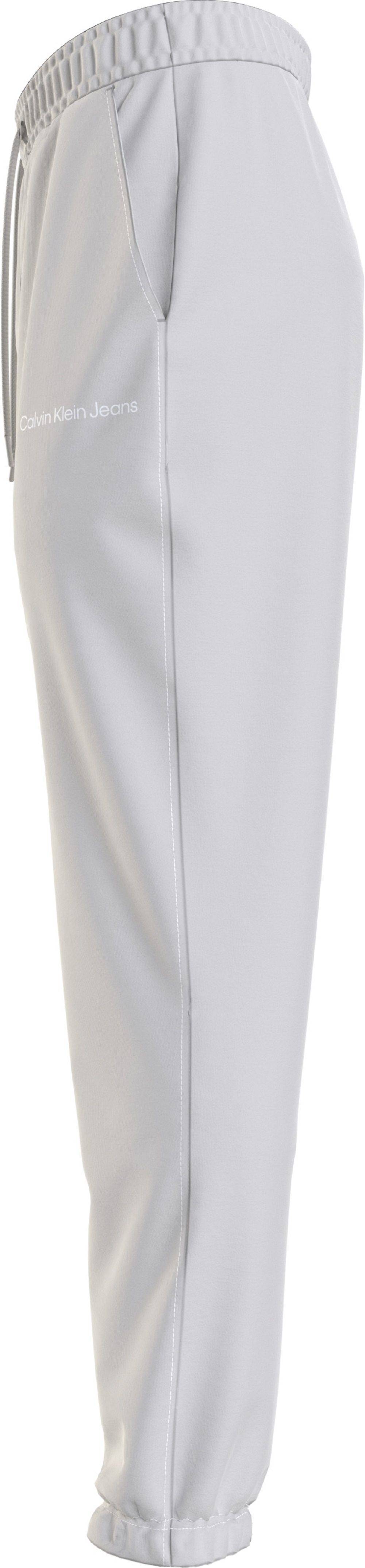 CALVIN KLEIN  Pantaloni Uomo Grigi In Cotone Calvin Klein
