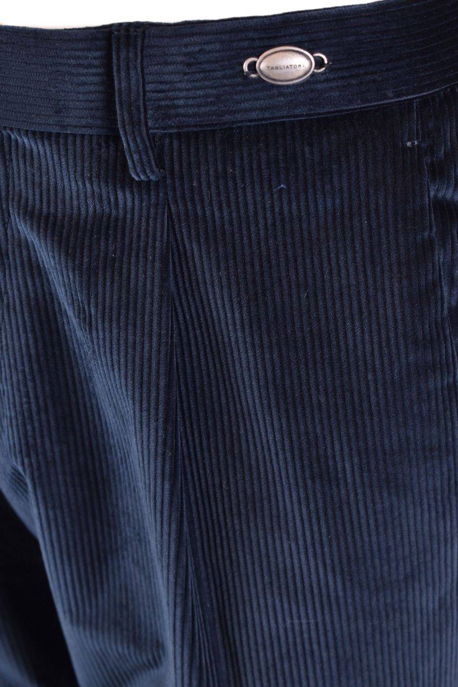 TAGLIATORE  Pantaloni Uomo In Cotone Elasticizzato Blu Tagliatore