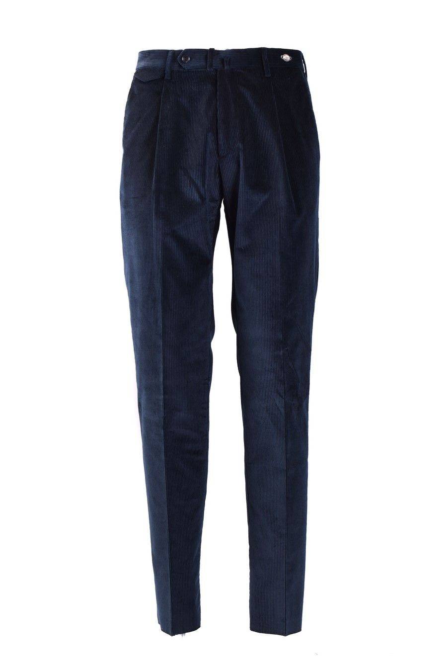 TAGLIATORE  Pantaloni Uomo in Cotone Elasticizzato Blu Tagliatore