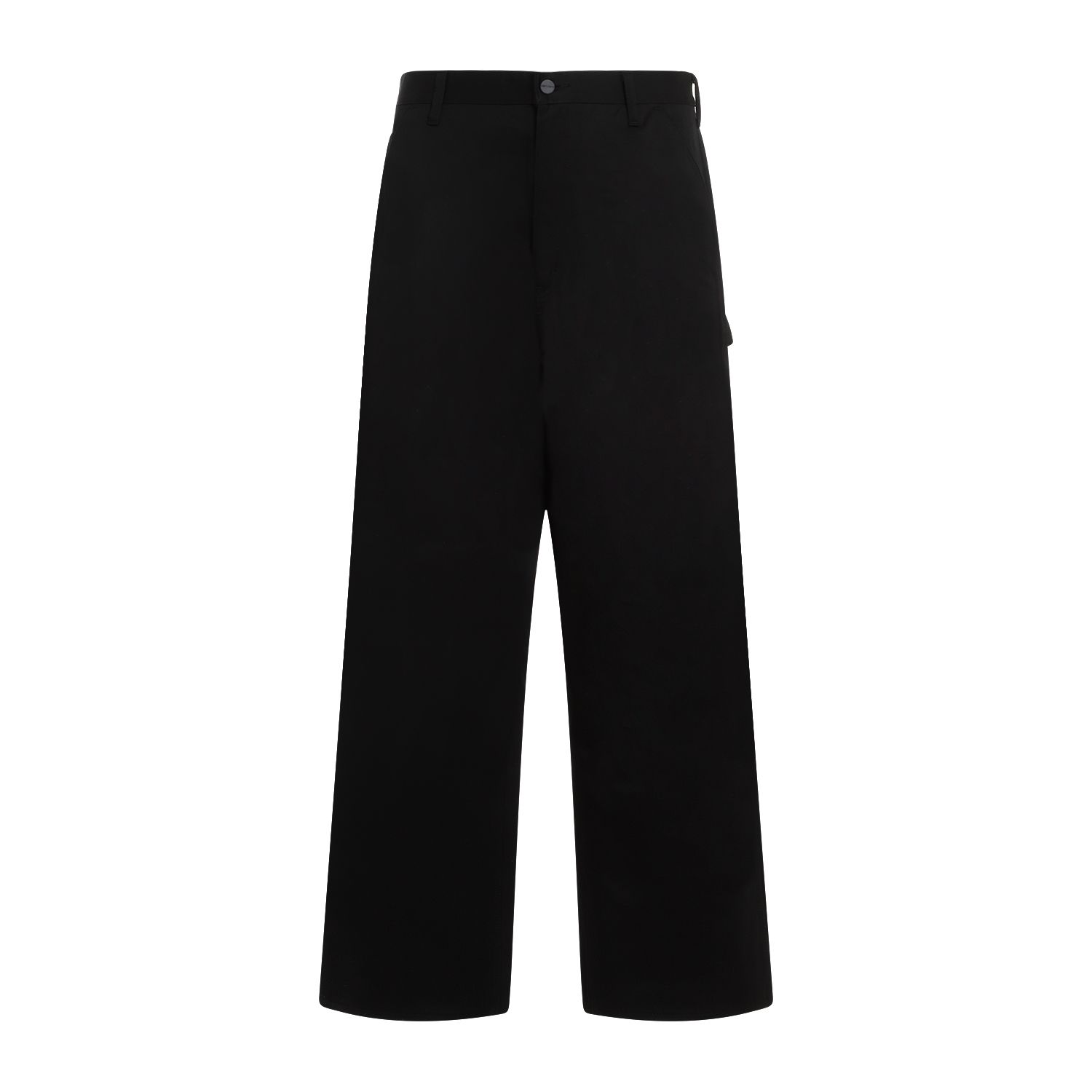 JUNYA WATANABE  Pantaloni Utility in Cotone Nero Junya Watanabe Uomo