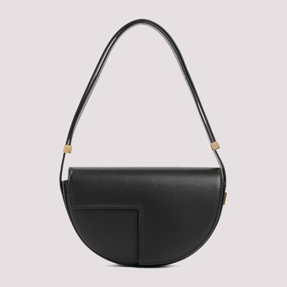 PATOU  Borsa A Spalla Patou Nappa Nera Petite