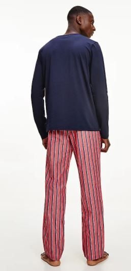 TOMMY JEANS  Pigiama Elasticizzato Blu Da Uomo TOMMY JEANS In Cotone