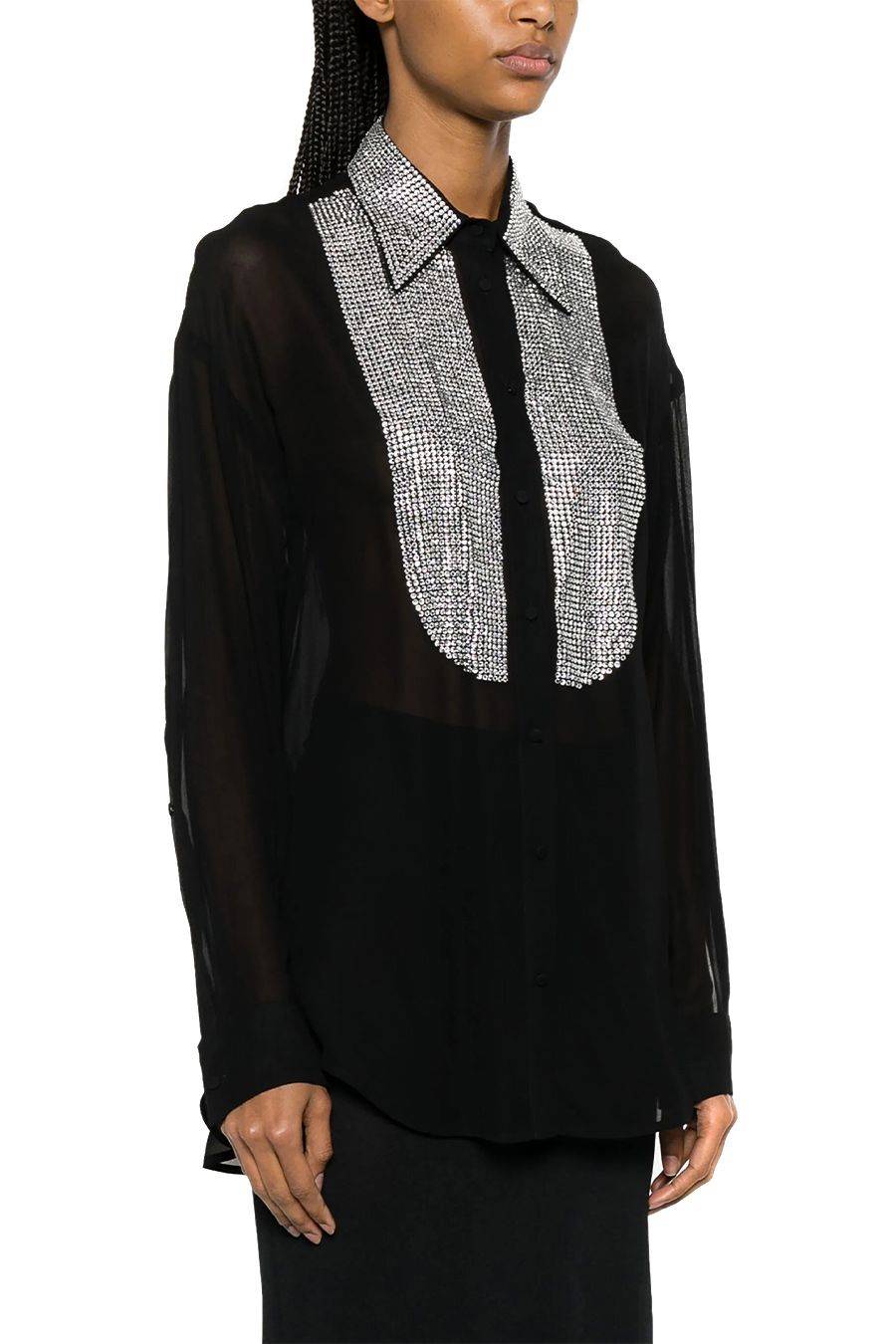 PINKO  Camicetta Nera In Viscosa PINKO Per Donna