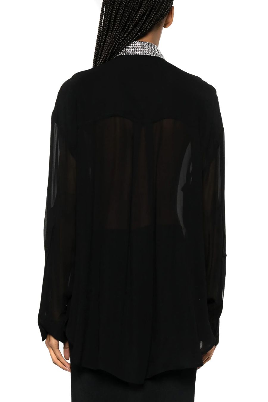 PINKO  Camicetta Nera In Viscosa PINKO Per Donna