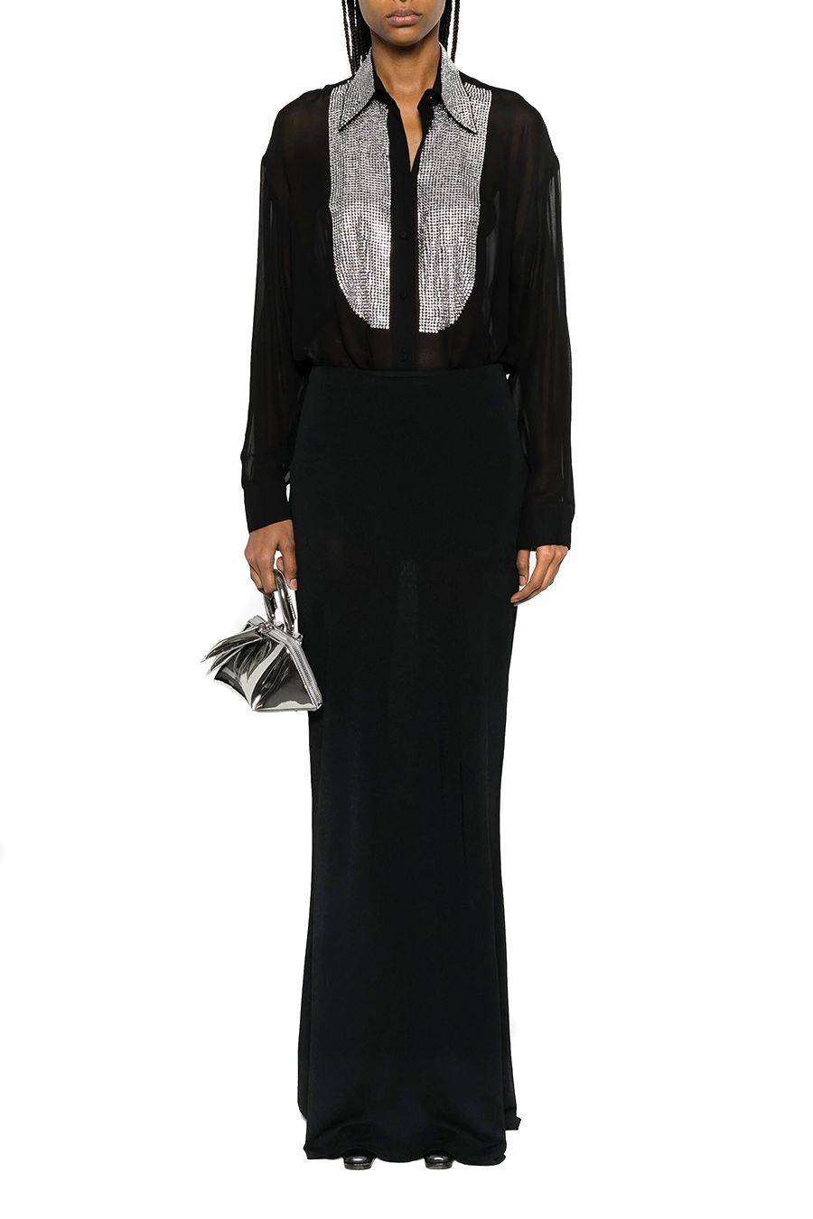 PINKO  Camicetta Nera In Viscosa PINKO Per Donna