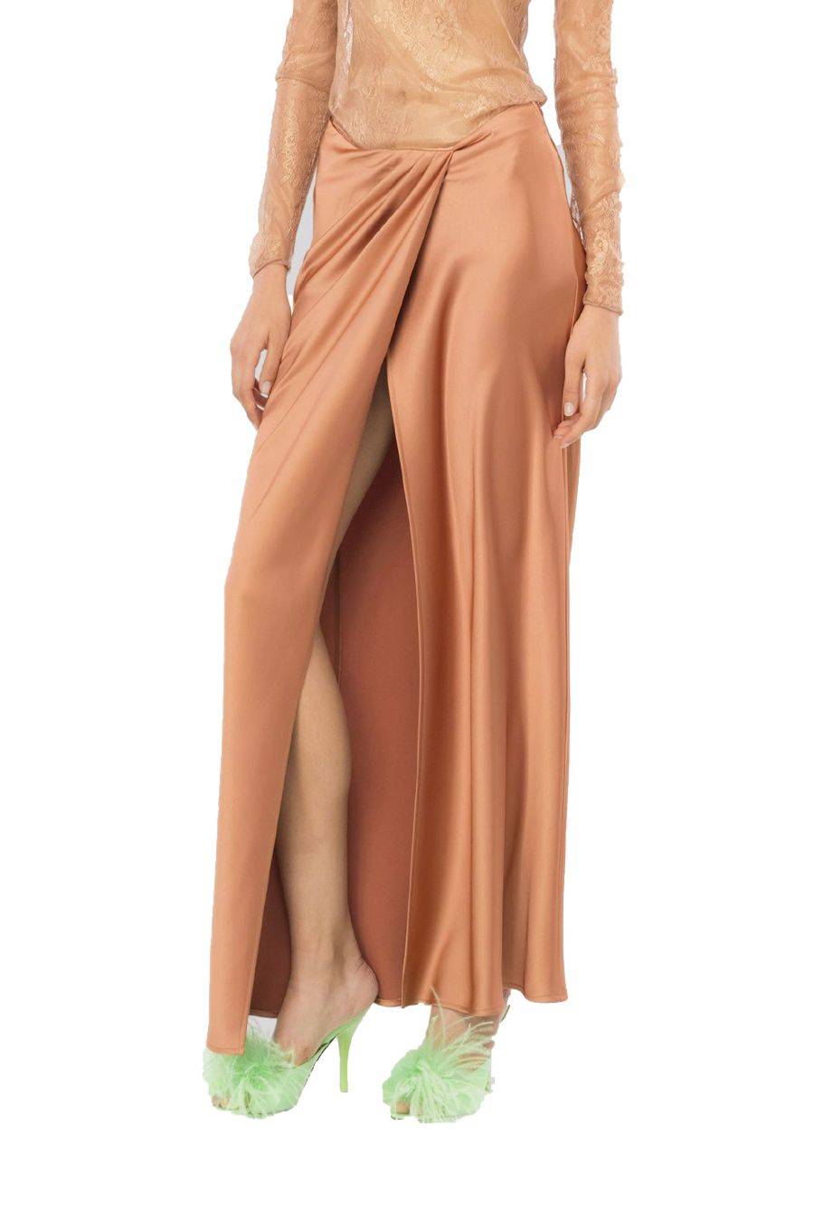 PINKO  Gonna PINKO Marrone In Viscosa Per Donna