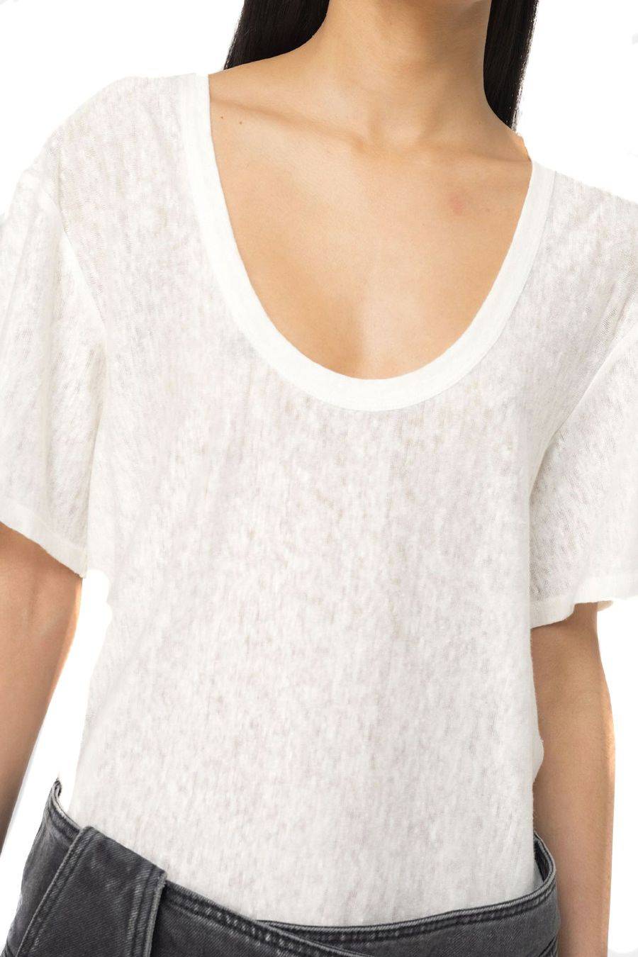 PINKO  Maglietta Viscosa Bianca PINKO Da Donna