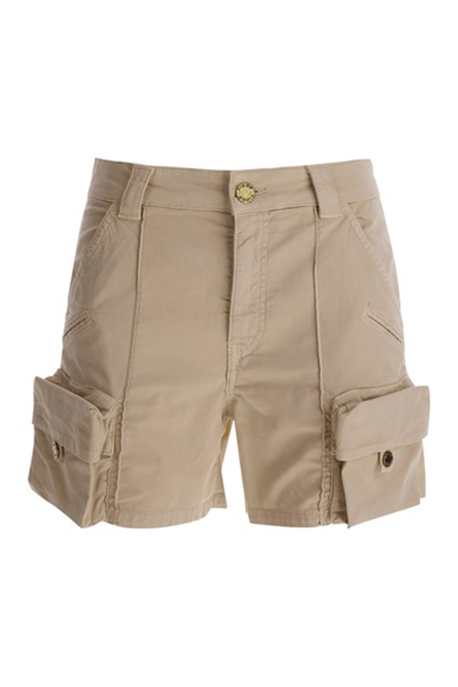 PINKO  Pantaloni PINKO Beige in Cotone da Donna