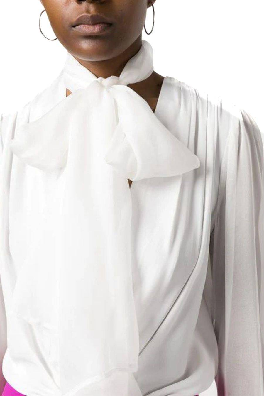 PINKO  Top Da Donna PINKO In Viscosa - Bianco