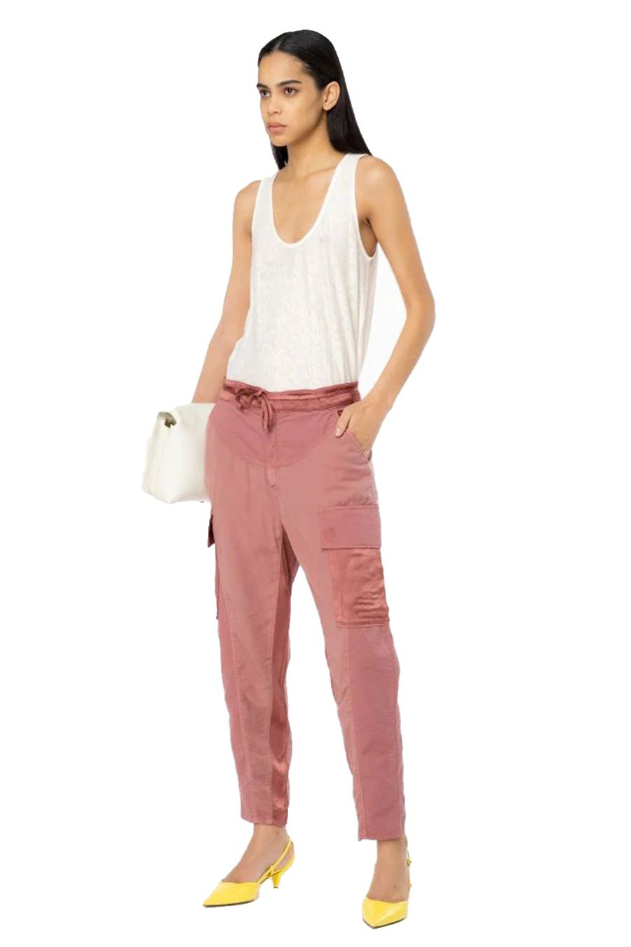 PINKO  Top PINKO Viscosa Bianco Da Donna