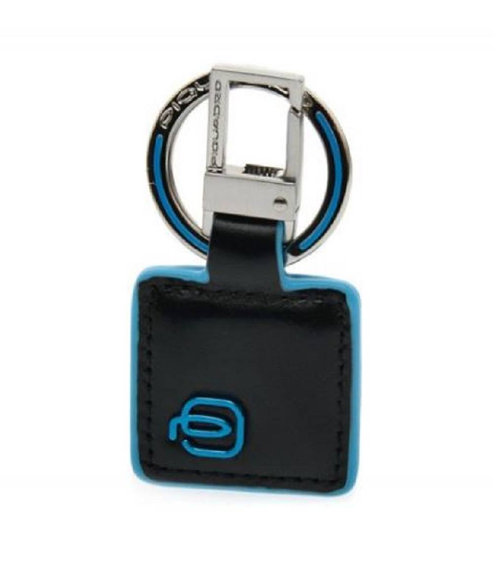 PIQUADRO  Portachiavi Unisex In Pelle Nera PIQUADRO