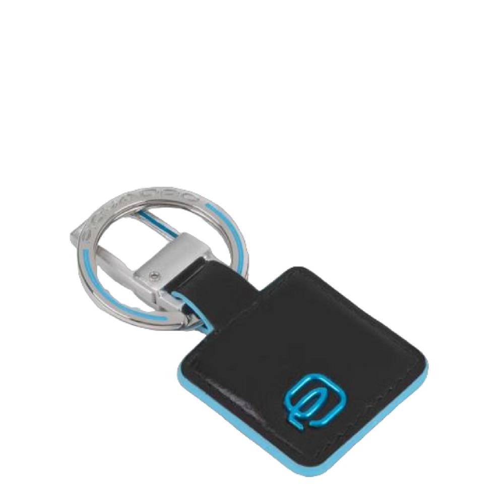 PIQUADRO  Portachiavi Unisex in Pelle Nera PIQUADRO