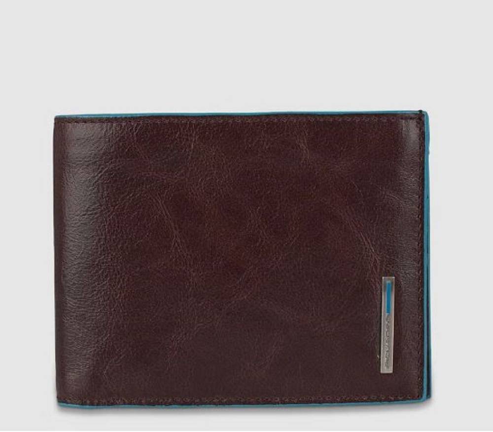 PIQUADRO  Portafoglio Pelle Marrone Piquadro RFID