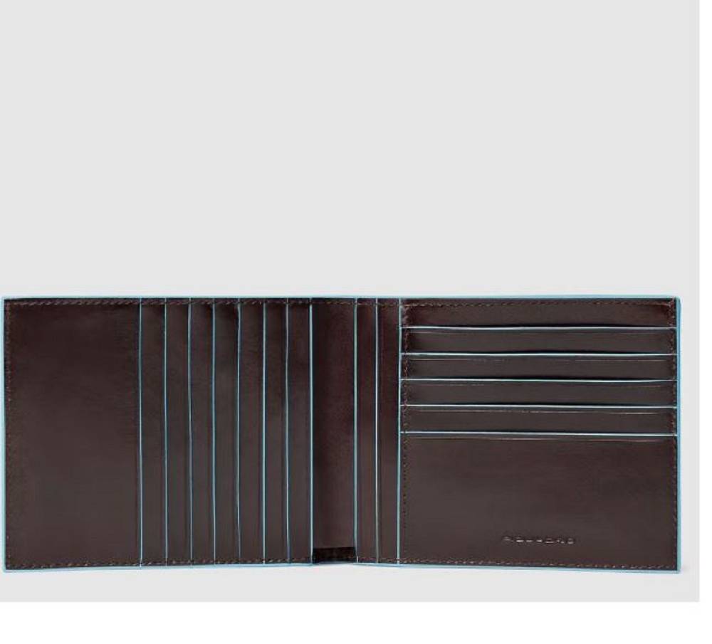 PIQUADRO  Portafoglio Pelle Marrone Piquadro RFID