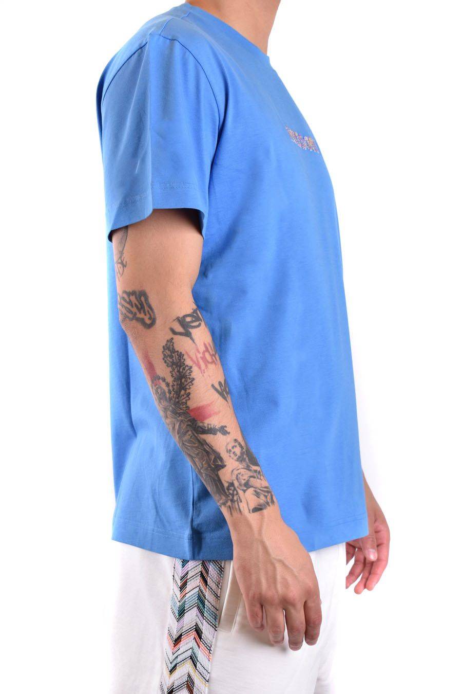 MISSONI  Polo Blu In Cotone Da Uomo - MISSONI UC24SL01-BJ00C7S72E9