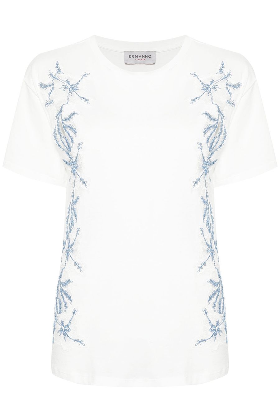 ERMANNO SCERVINO  Polo di Cotone Avorio ERMANNO SCERVINO da Donna