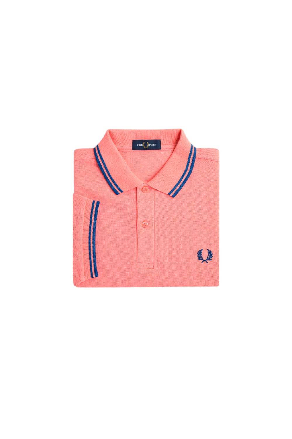 FRED PERRY  Polo Fred Perry Arancione In Cotone Per Uomo