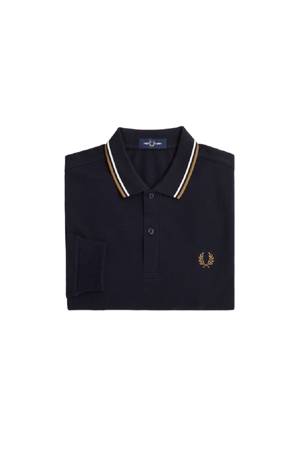 FRED PERRY  Polo Fred Perry Blu In Cotone Piqué Da Uomo
