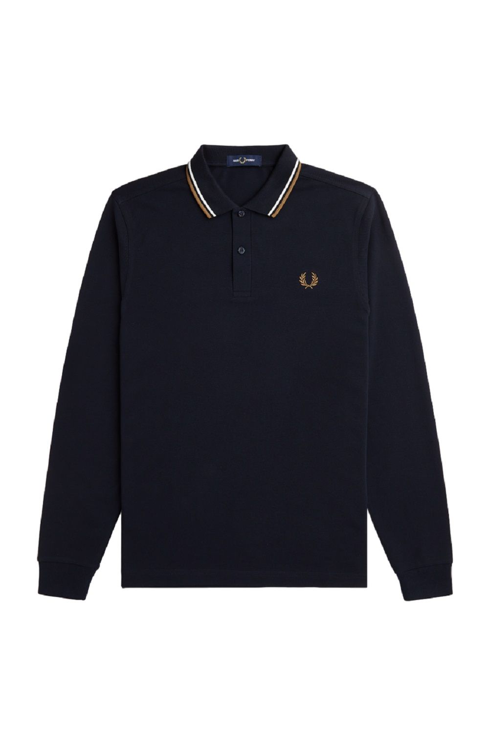 FRED PERRY  Polo Fred Perry Blu in Cotone Piqué da Uomo