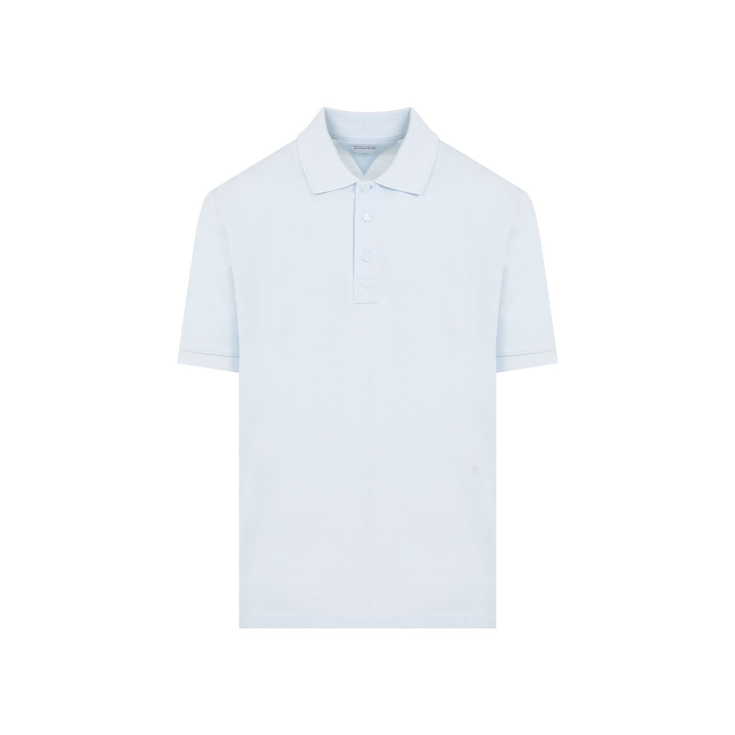 BOTTEGA VENETA  Polo in Cotone Blu da Uomo Bottega Veneta
