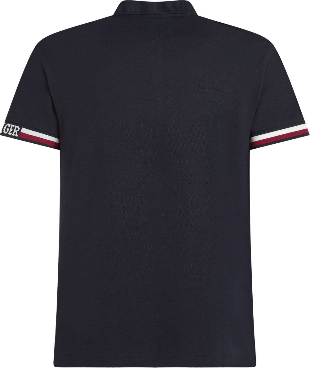 TOMMY HILFIGER  Polo Slim Fit Blu Tommy Hilfiger - Misto Cotone