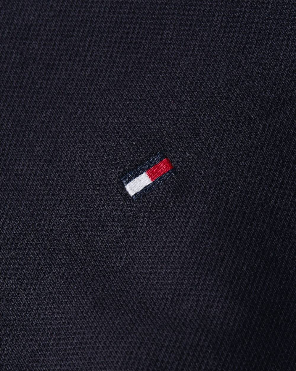 TOMMY HILFIGER  Polo Slim Fit Blu Tommy Hilfiger - Misto Cotone