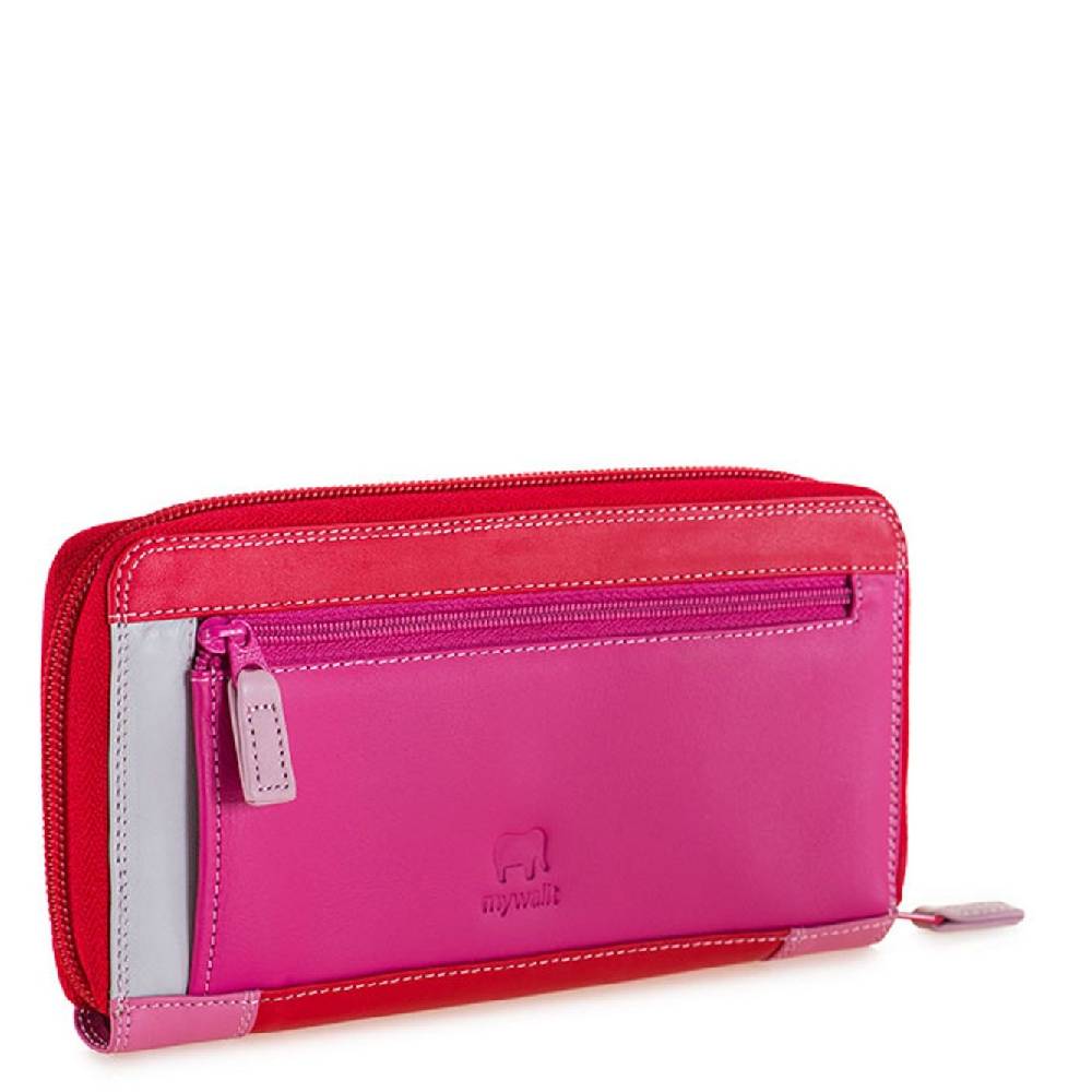 MYWALIT  Portafoglio Elegante Mywalit In Pelle Rosa - Ampio E Chic