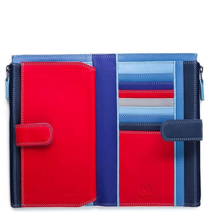 MYWALIT  Portafoglio In Pelle Blu Cina Mywalit Da Donna