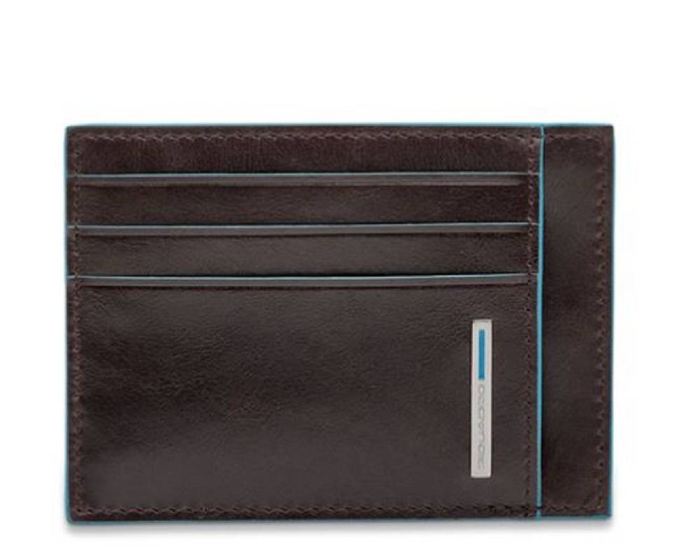 PIQUADRO Portafoglio Pelle Marrone Scuro Uomo Piquadro PIQUADRO Portafoglio Pelle Marrone Scuro Uomo Piquadro