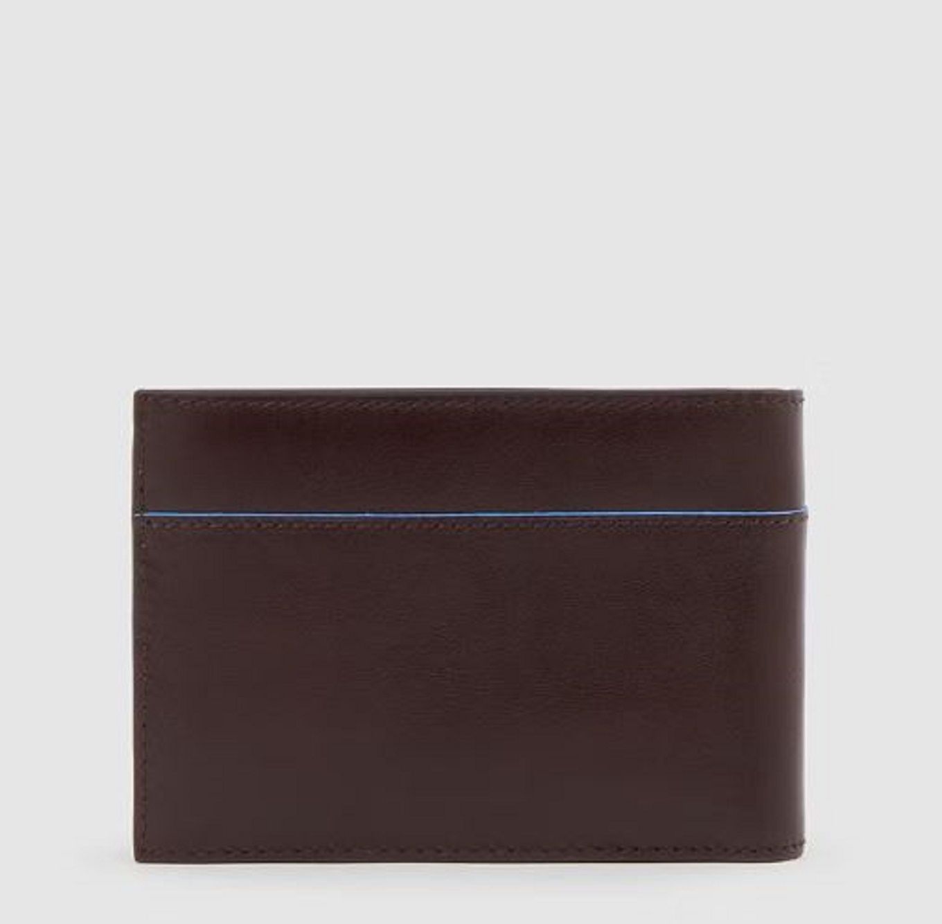 PIQUADRO  Portafoglio Piquadro In Pelle Marrone Scuro - Compatto Ed Elegante