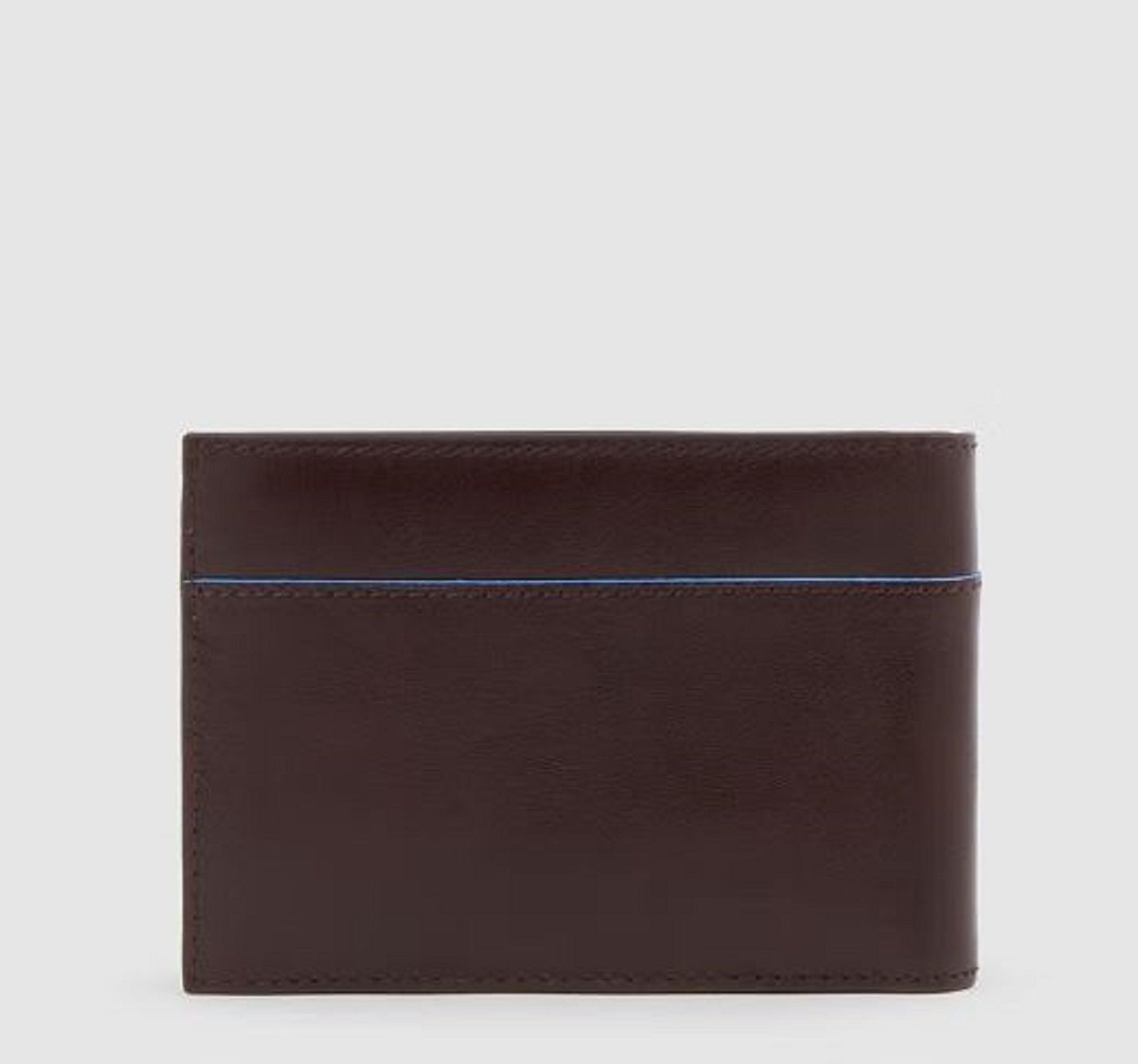 PIQUADRO  Portafoglio Piquadro Uomo In Pelle Marrone Scuro RFID