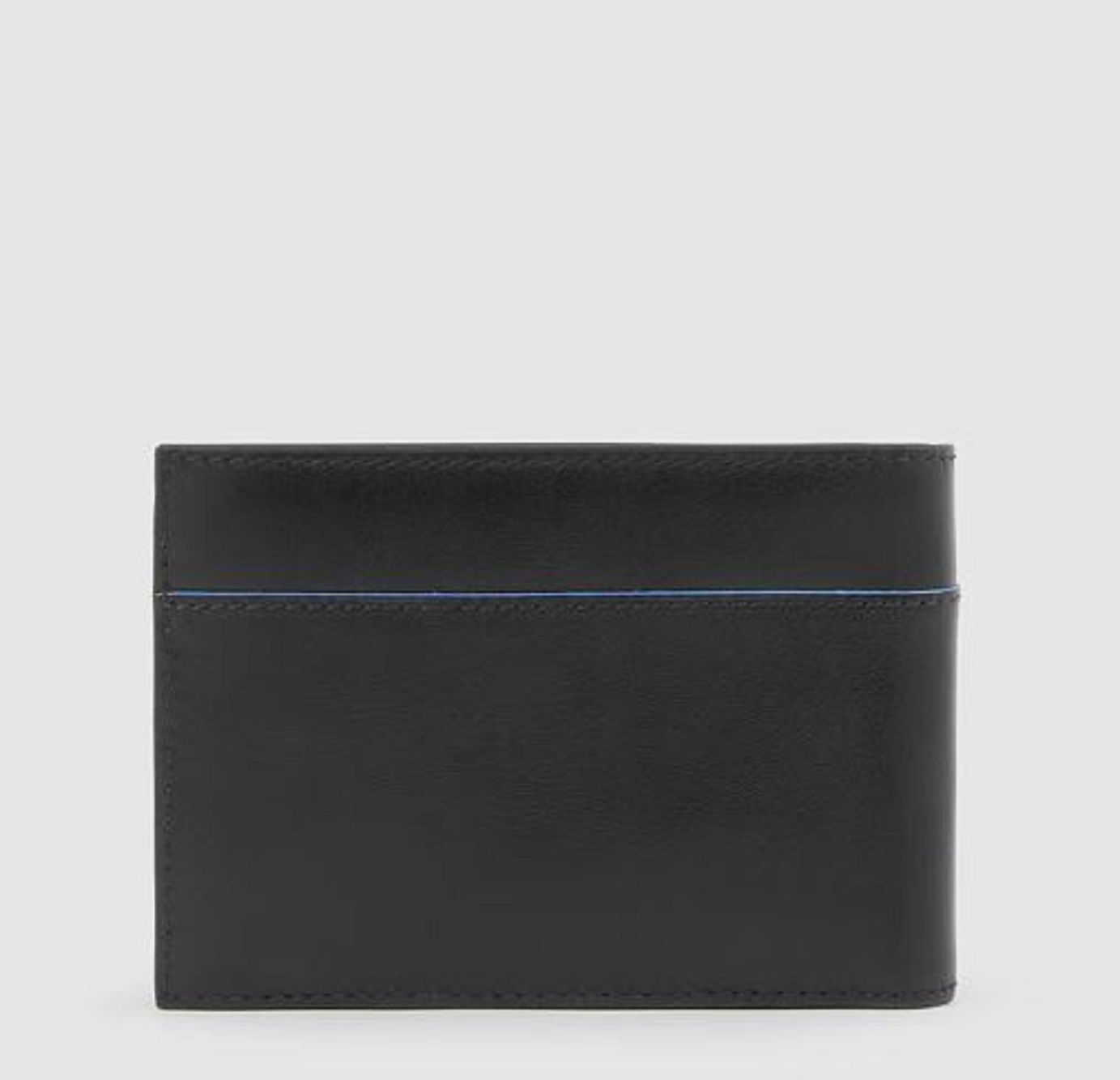 PIQUADRO  Portafoglio Piquadro Uomo In Pelle Nera Con Porta Carte E Portamonete