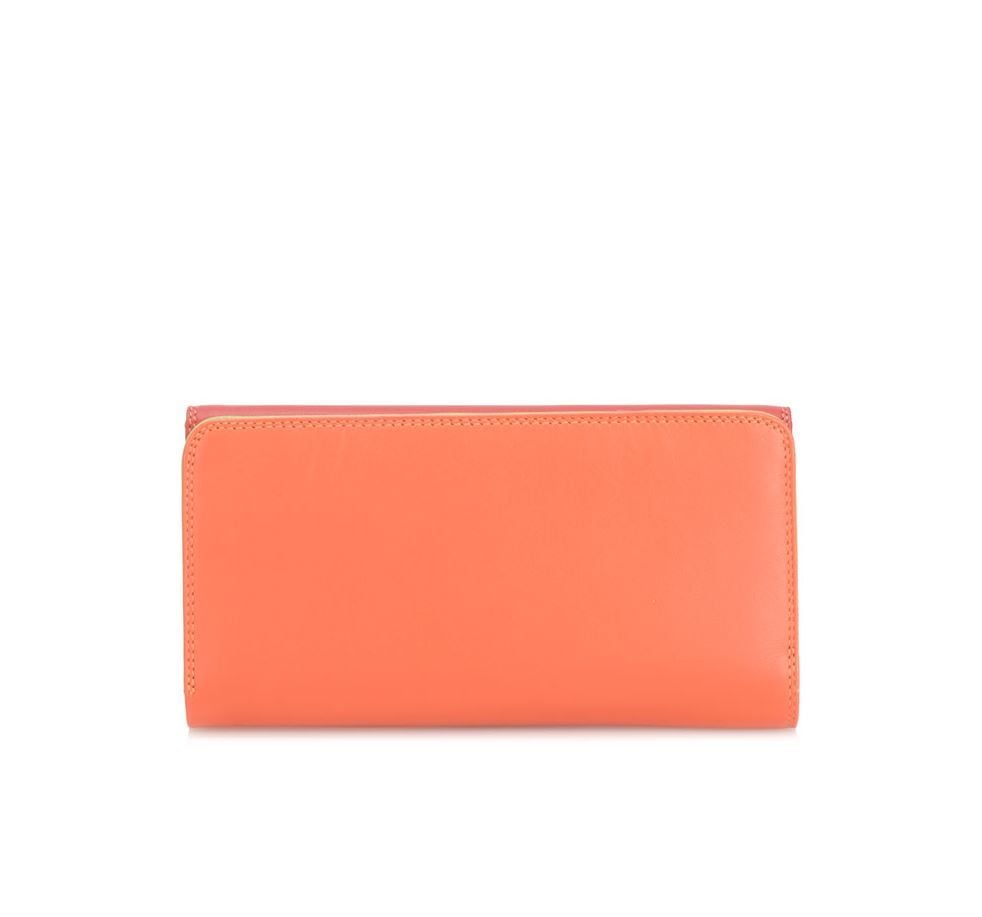 MYWALIT  Portafoglio Tri-Fold Elegante In Pelle Rossa MYWALIT