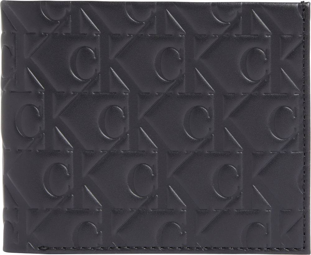 CALVIN KLEIN  Portafoglio Uomo Calvin Klein in Pelle Nera con Blocco RFID