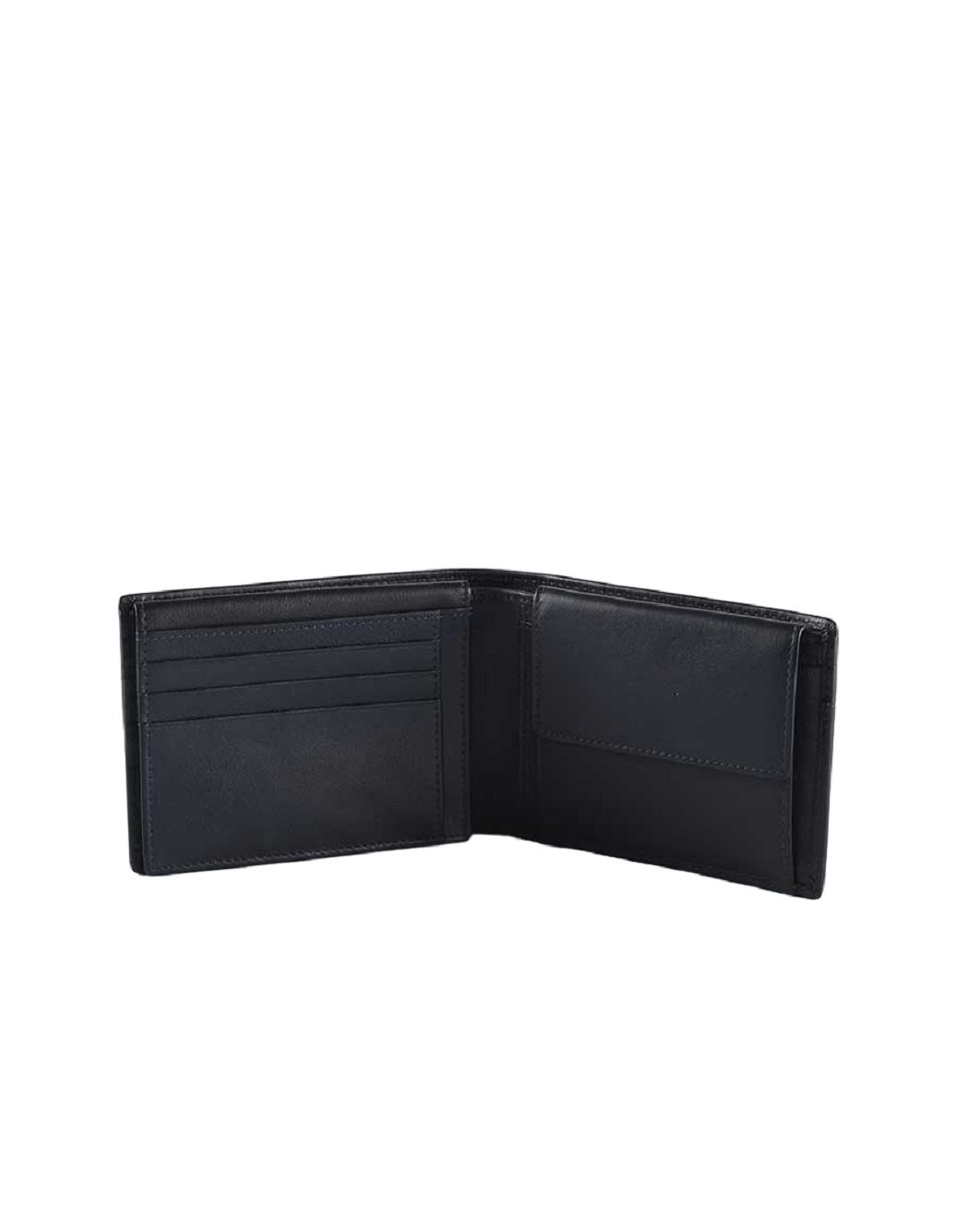 PIQUADRO  Portafoglio Uomo In Pelle Blu Piquadro Con Protezione RFID