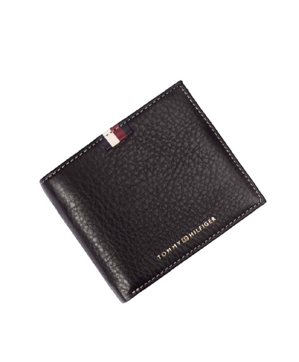 TOMMY HILFIGER  Portafoglio Uomo Pelle Nera Tommy Hilfiger