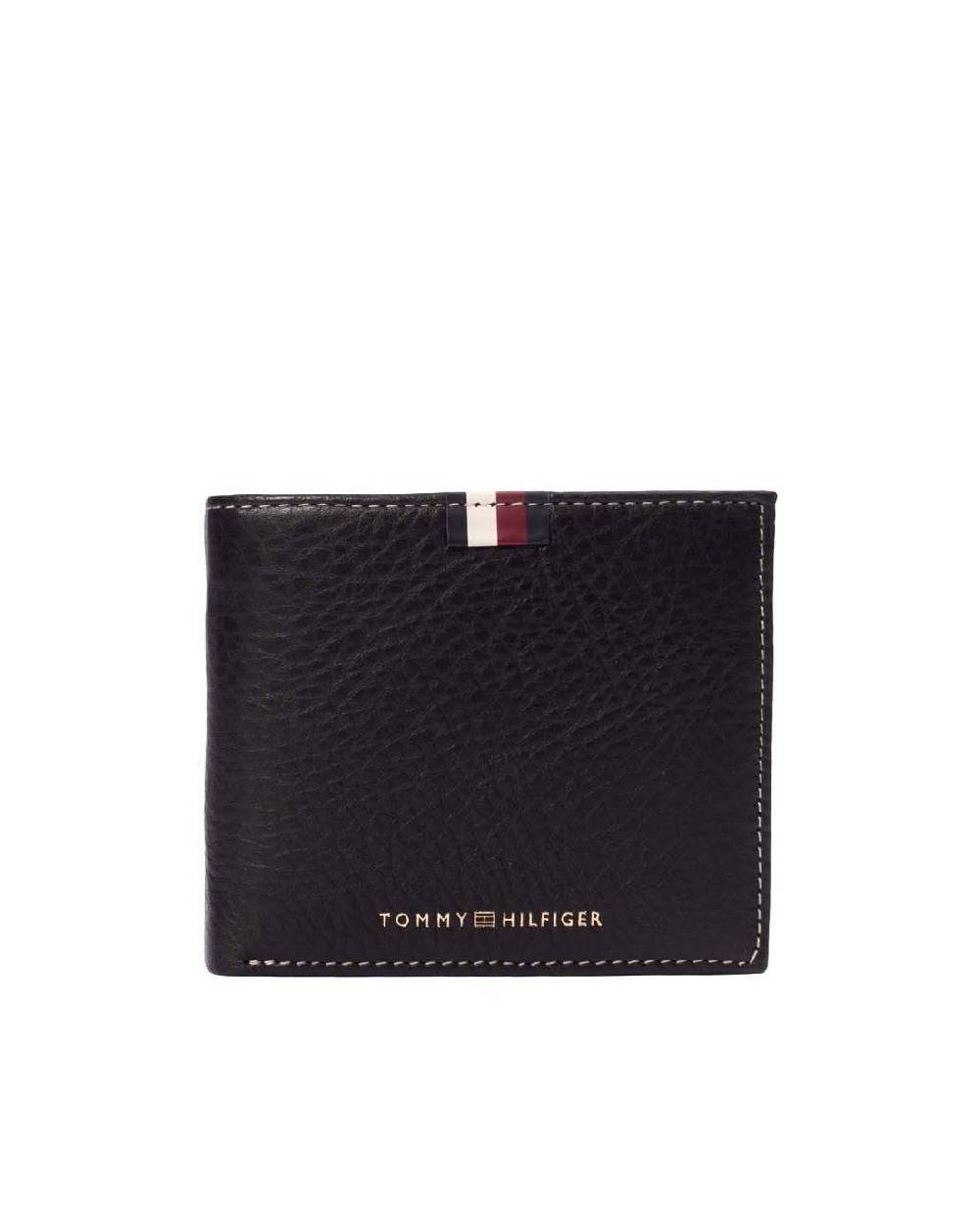TOMMY HILFIGER Portafoglio Uomo Pelle Nera Tommy Hilfiger TOMMY HILFIGER Portafoglio Uomo Pelle Nera Tommy Hilfiger