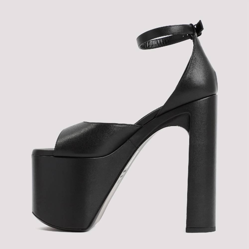 BALENCIAGA  Sandali Con Tacco E Plateau Nero Balenciaga 16cm