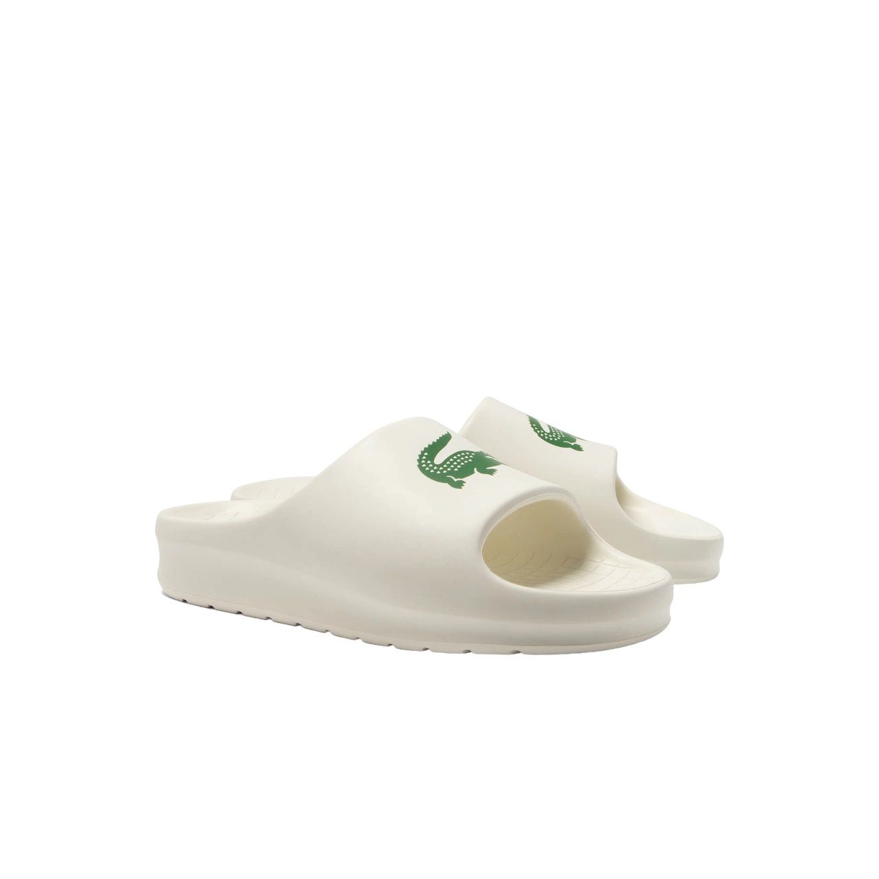 LACOSTE  Sandali Slide Lacoste Crema Da Uomo - 100% Poliestere