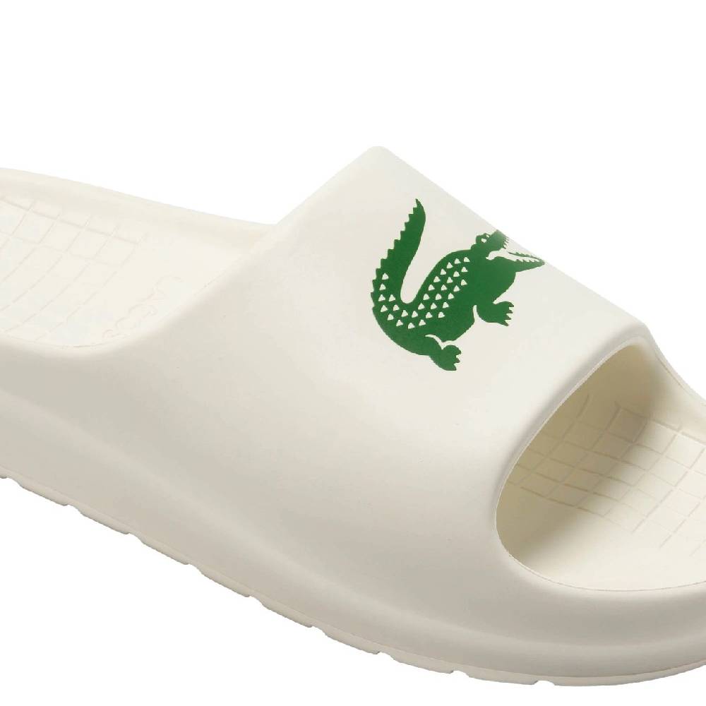 LACOSTE  Sandali Slide Lacoste Crema Da Uomo - 100% Poliestere