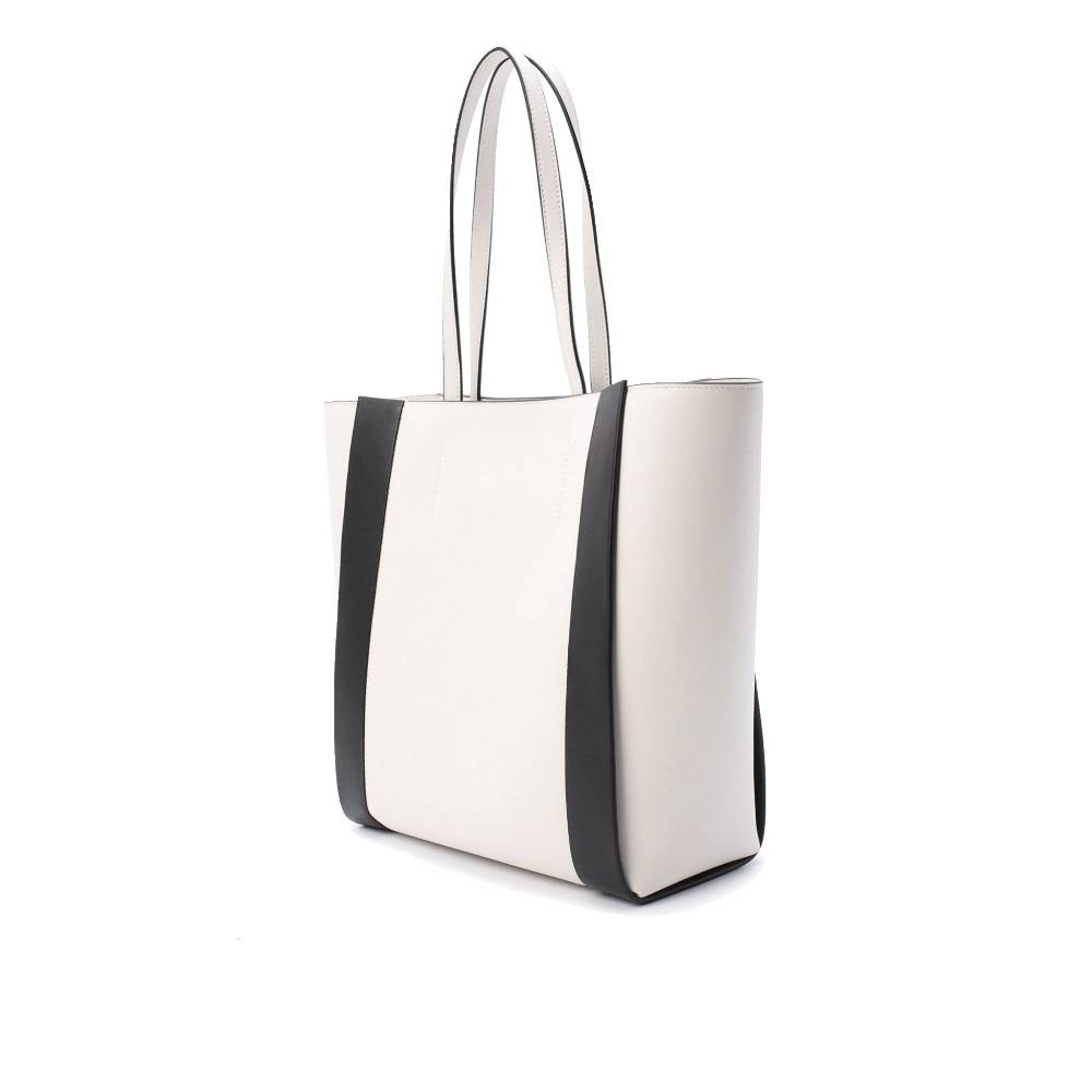 ALEXANDER MCQUEEN  Shopper Tote In Pelle Di Vitello Bianca Alexander McQueen