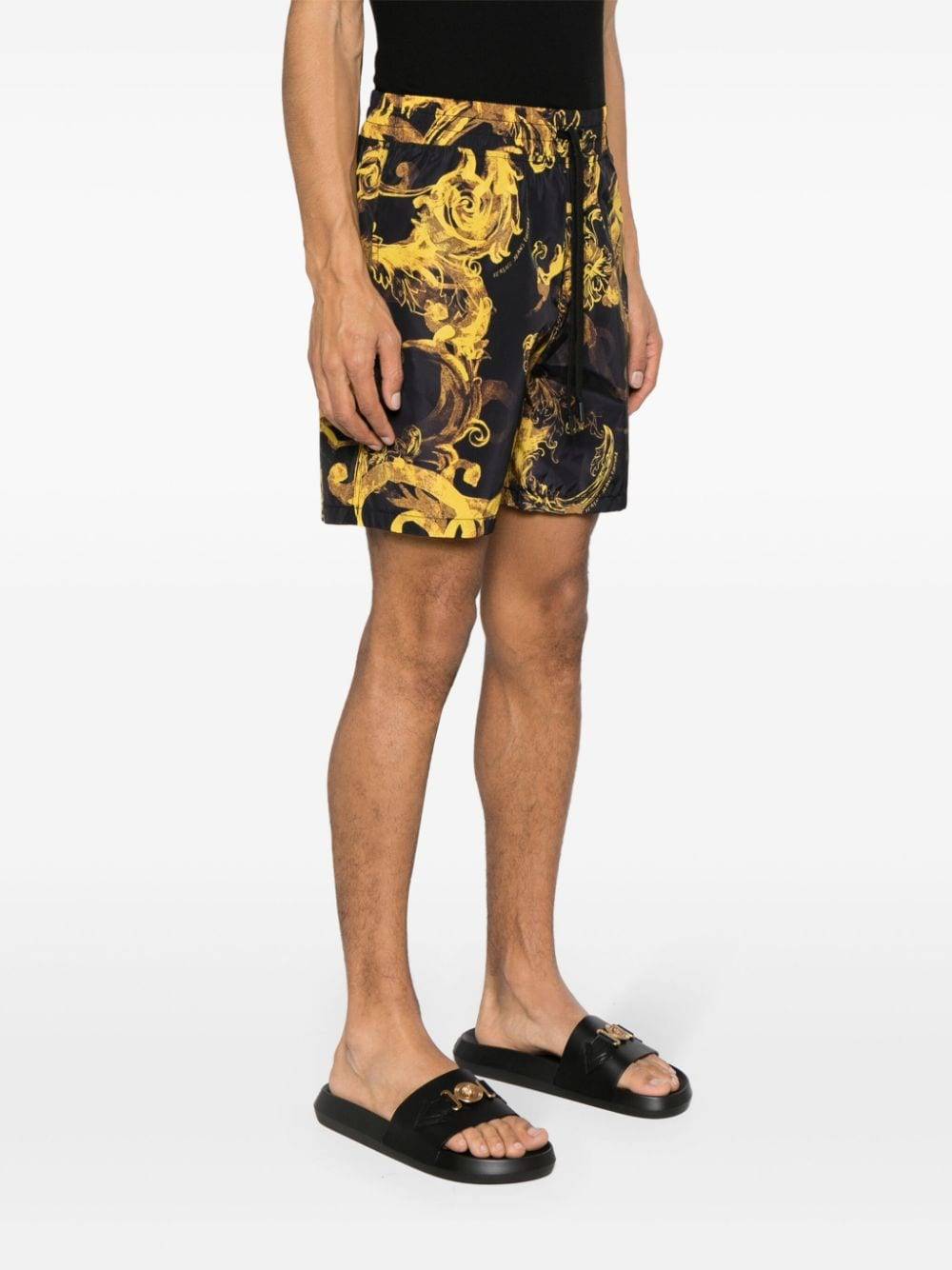 VERSACE JEANS COUTURE  Shorts Neri Uomo Versace Jeans Couture