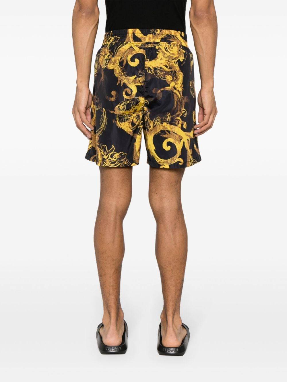 VERSACE JEANS COUTURE  Shorts Neri Uomo Versace Jeans Couture