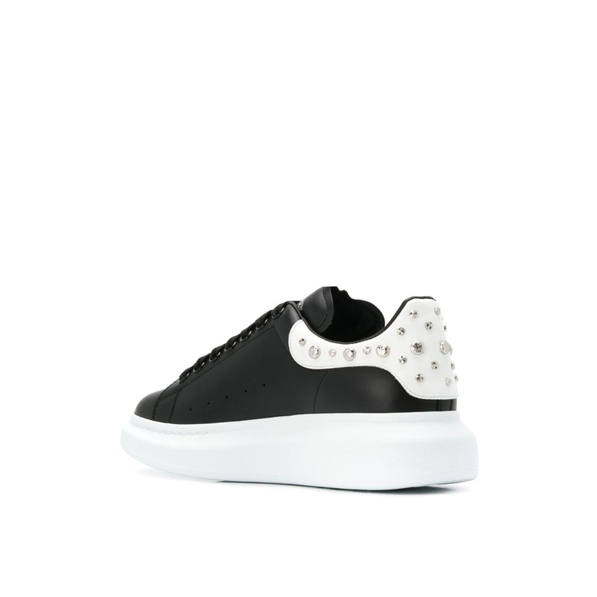 ALEXANDER MCQUEEN  Sneakers Alexander McQueen Nere In Pelle Borchiata