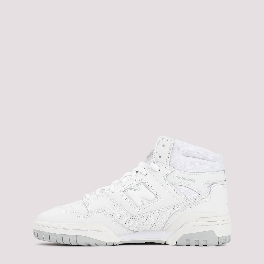NEW BALANCE  Sneakers Alte Bianche In Pelle Uomo New Balance 650