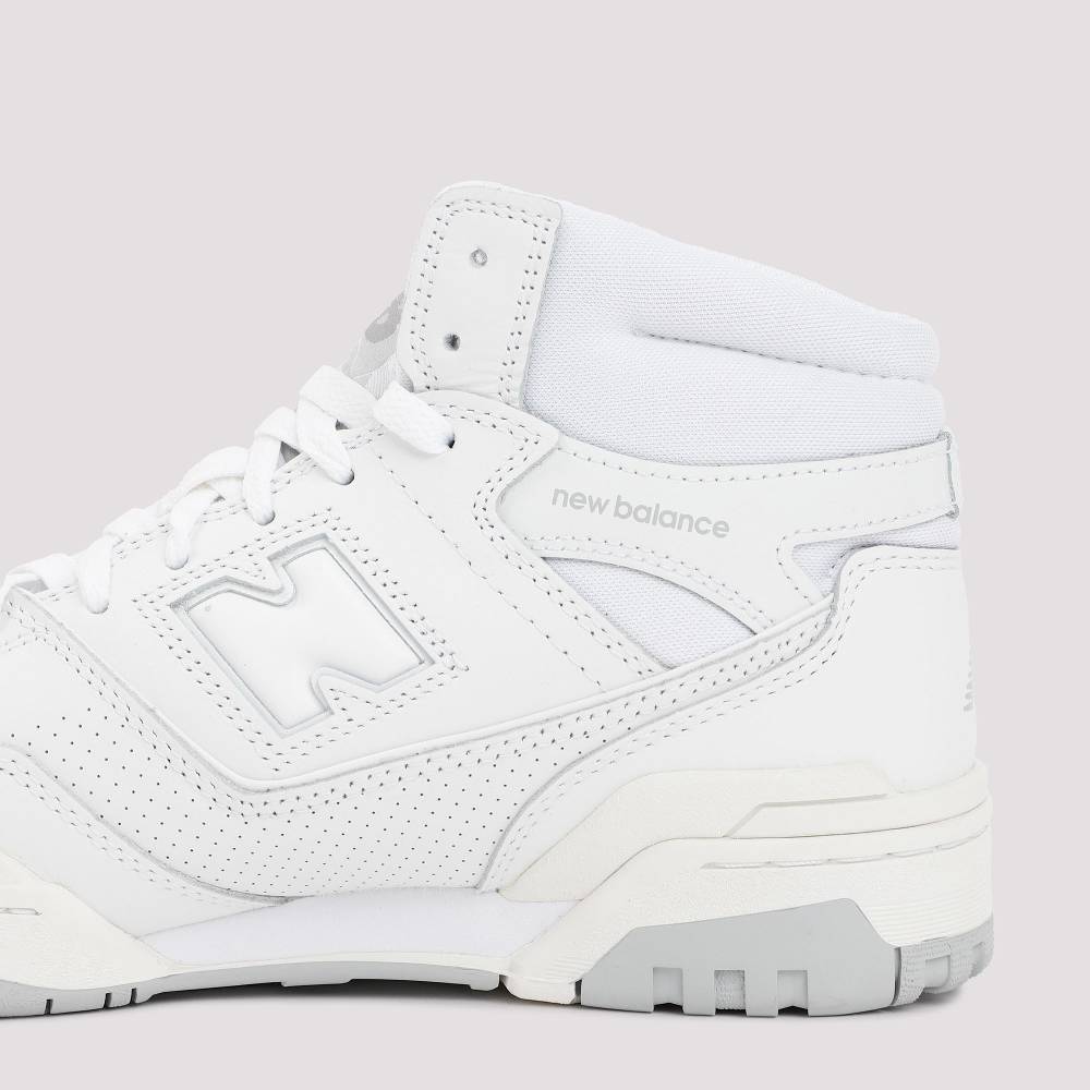 NEW BALANCE  Sneakers Alte Bianche In Pelle Uomo New Balance 650