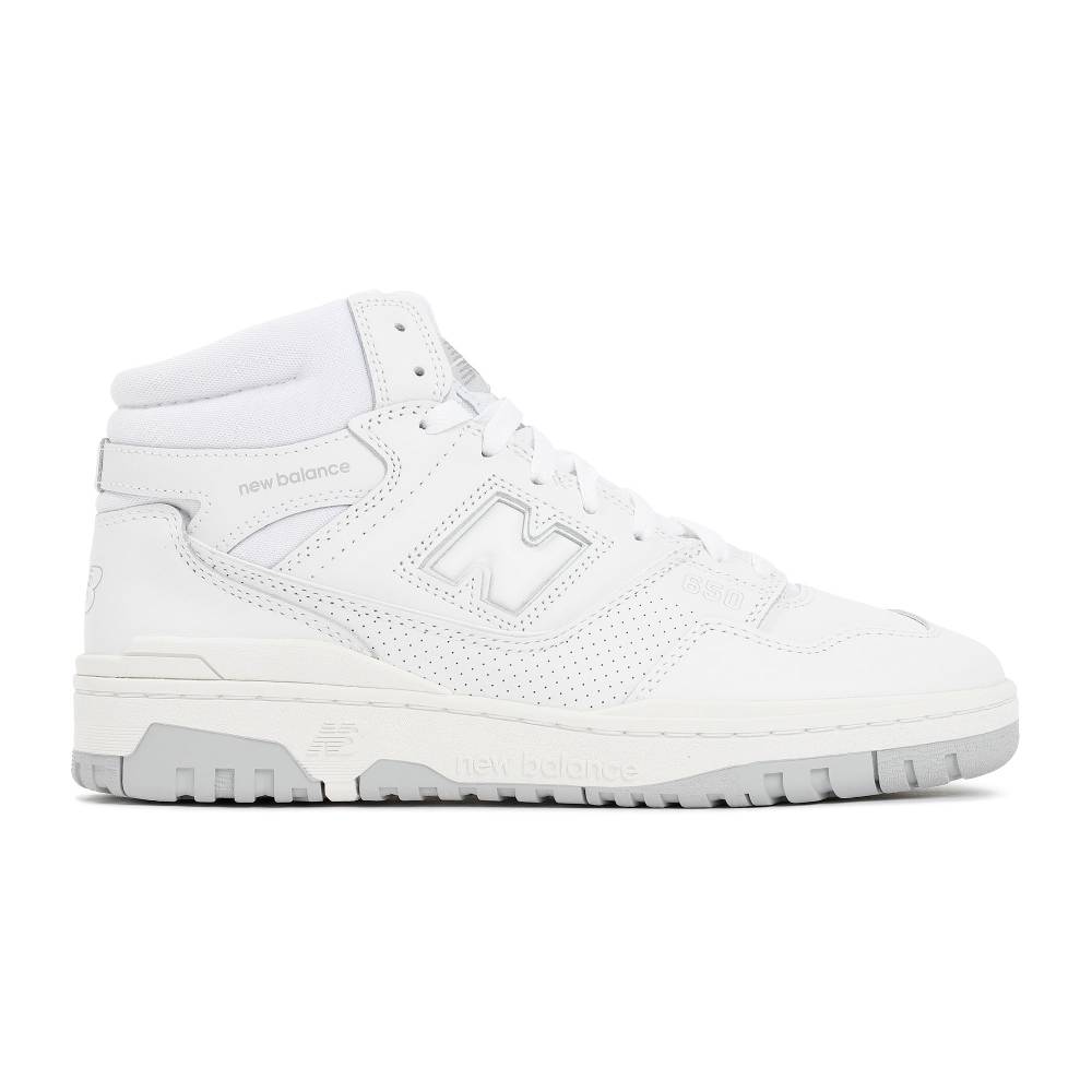 NEW BALANCE  Sneakers Alte Bianche in Pelle Uomo New Balance 650