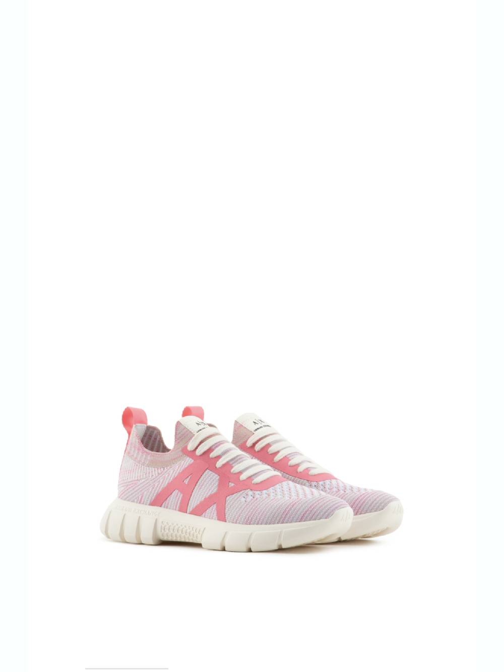 ARMANI EXCHANGE  Sneakers Armani Exchange Fucsia - Pelle E Tessuto Comodi